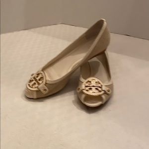 Tory Burch  Open Toe Wedge